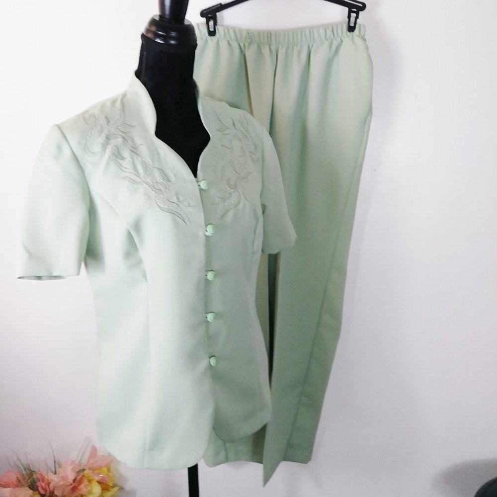 Sara Morgan casual pants suit size M